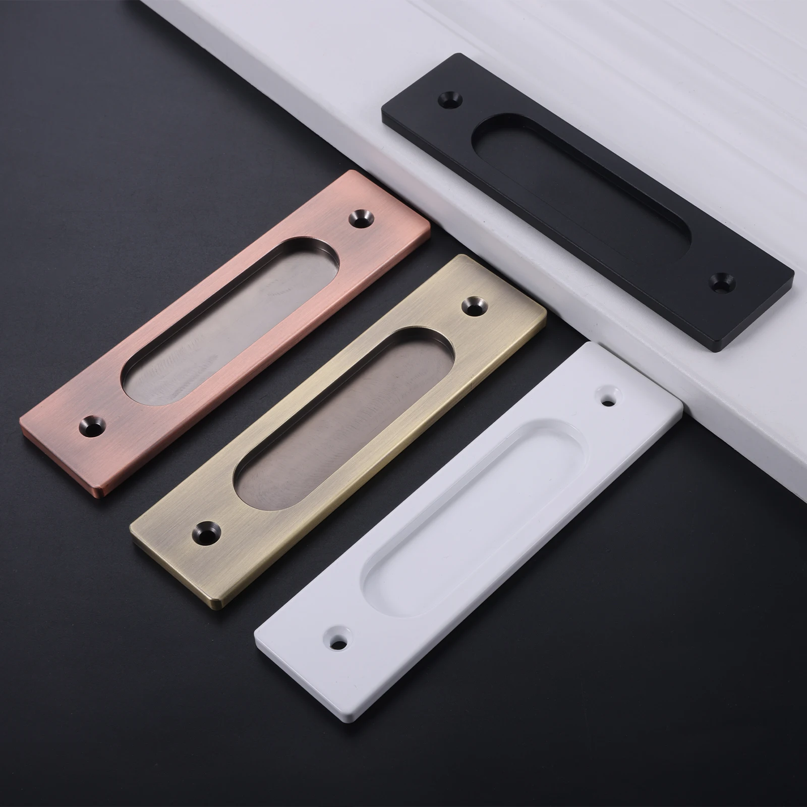 Door Handle Bar - 1 Stück Schiebetürgriff mit Schraube, Legierung,