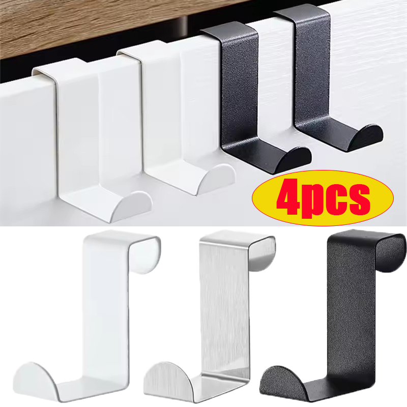Drawer Organizer Peg - Schublade umkehrbare Edelstahlhaken, Schranktür Handtuchhalter Büro