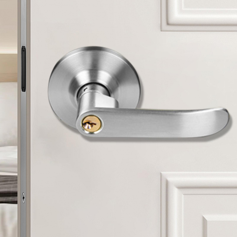 Door Handle Bar - Premium Kugelförmiger Drei-Stangen-Griff-Türverschluss, Geräuschloser Türschloss-Set mit