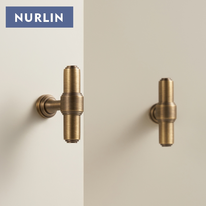 Furniture Hardware Feet - Nurlin Massives Messing Französisch Retro Antik
