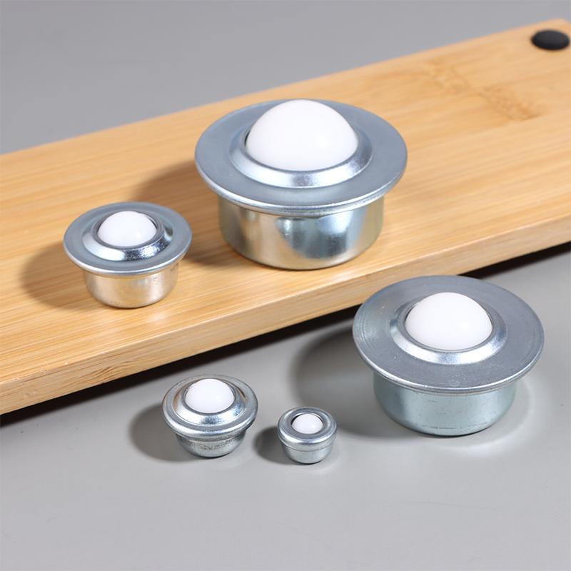 Furniture Hardware - Kugelrollen-Hardware Nylon CY-8H/12H/15H/22H/30H Universal-Lenkrollen Stahlaufhängung Rundrad