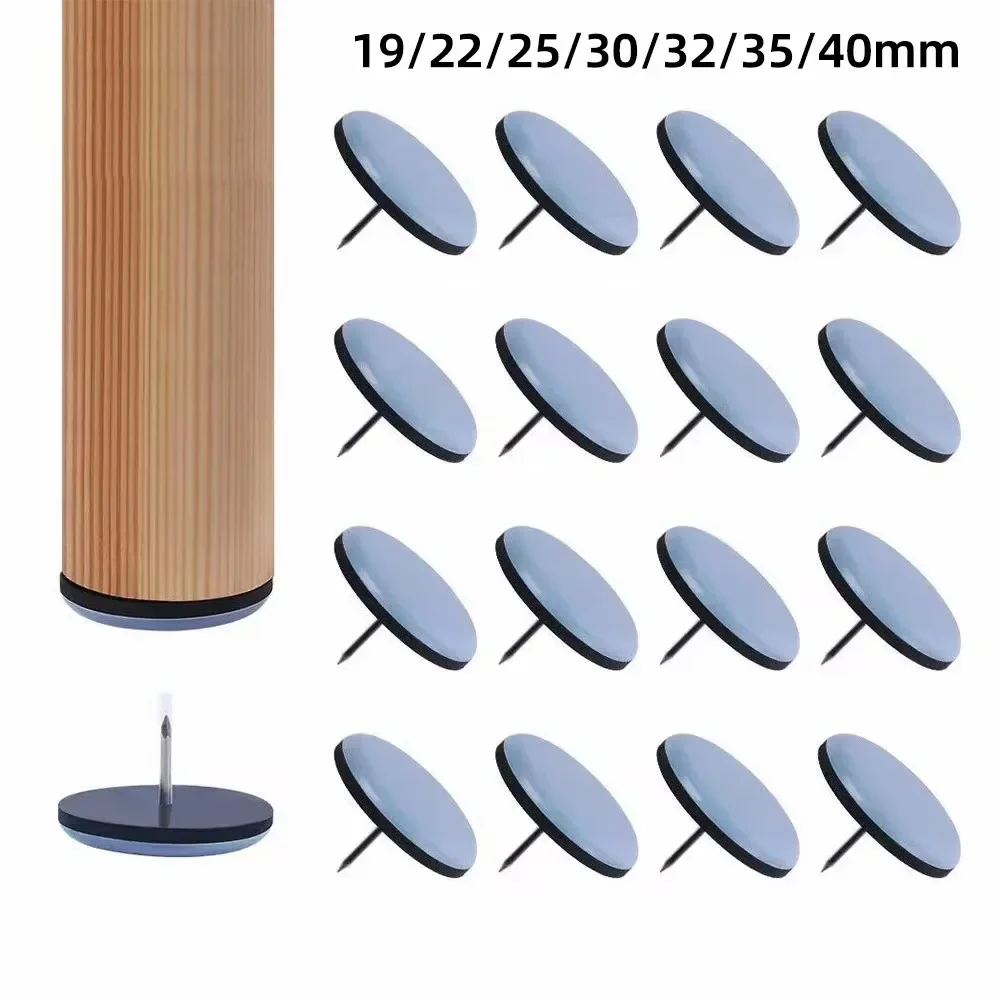 Furniture Hardware Feet - 16/19/22/25/32/38mm Tisch- und Stuhlgleiter, Runde Möbelbein-Pads