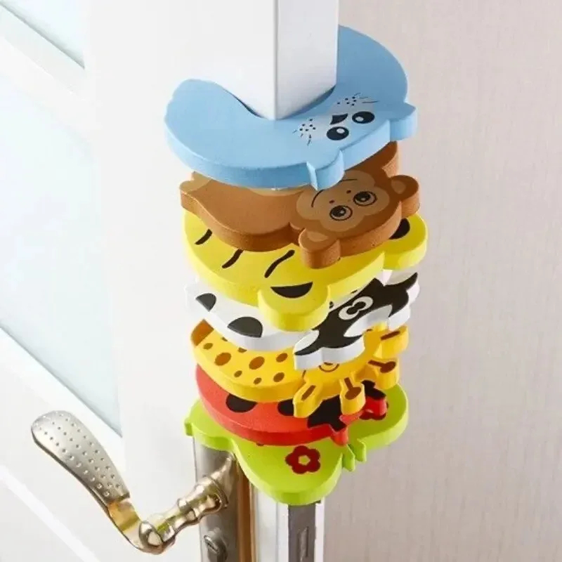 Furniture Hardware Manufacturers - 1/2 Stück Baby-Sicherheits-EVA-Türstopper, Anti-Klemm-Fingerschutz, Niedliches Tier-Design,
