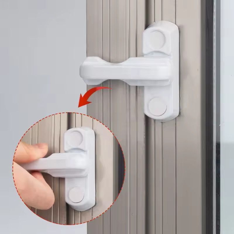 Door Handle Bar - Fenster- und Türschieberiegel aus Kunststoff, Sicherheits-Fenster-