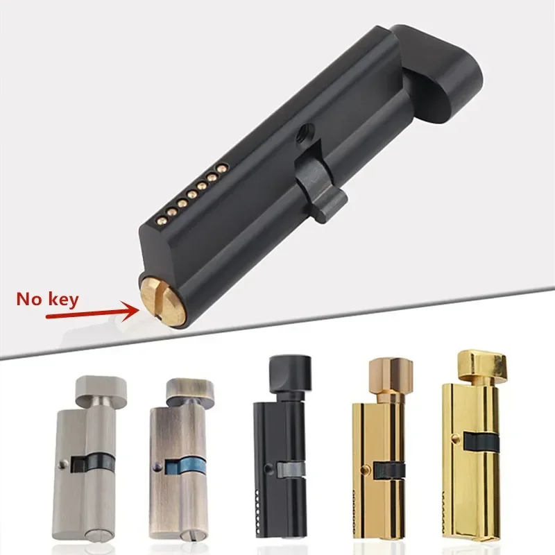 Furniture Hardware - Indoor Massivholz Tür Messing Keyless Lock