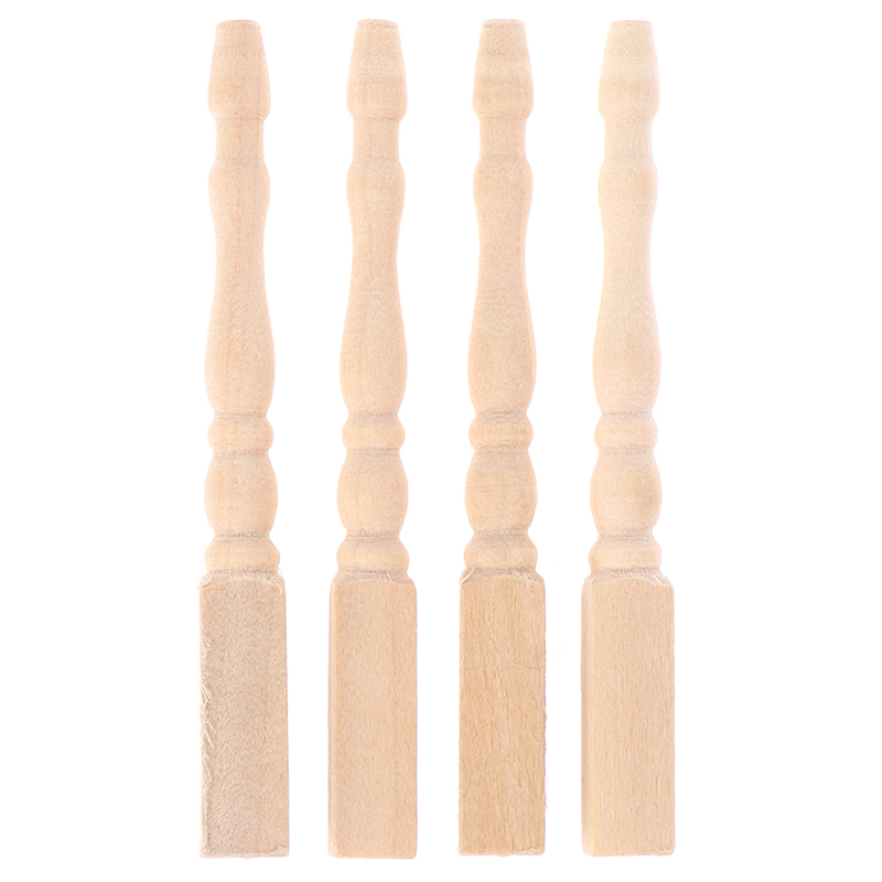 Furniture Hardware Feet - ● 4 Stück/Set 1:12 Puppenhaus Miniatur