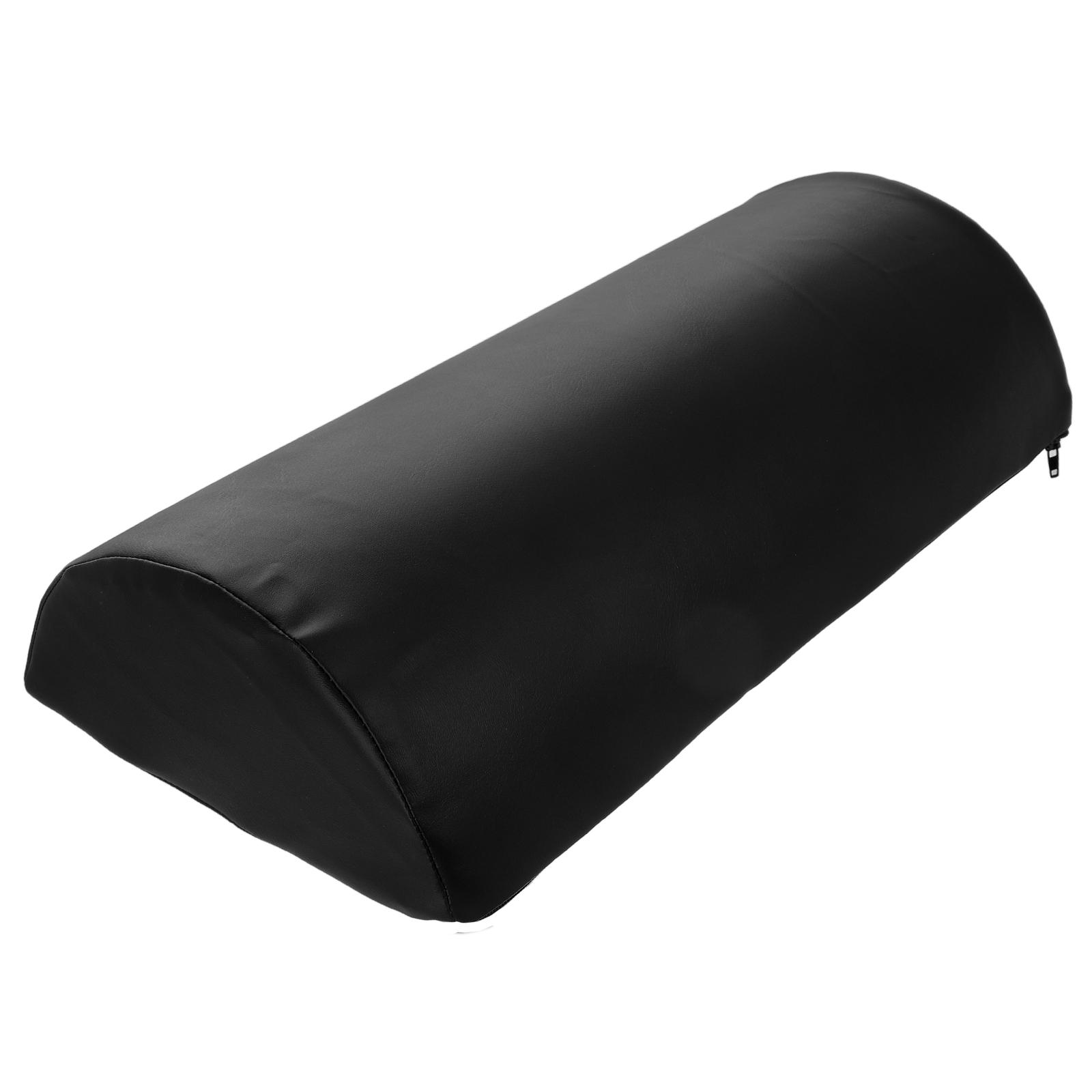 Furniture Hardware Feet - Nackenkissen für Beine, Aufzug, halbrund, schwarz,