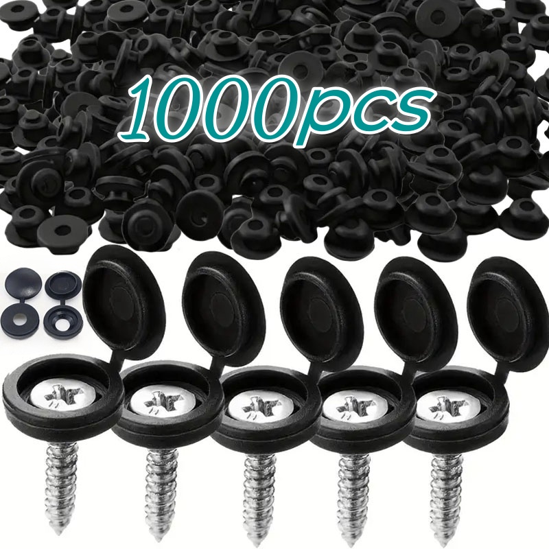 Furniture Hardware Screws - 1000 stücke Klapp Kunststoff Schraube Kappe