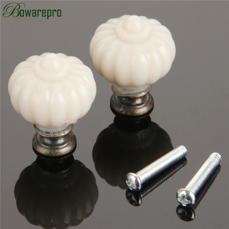 1Pc Acryl Elfenbein Weiß Kürbi – Furniture Hardware Feet Bewertung und Preis