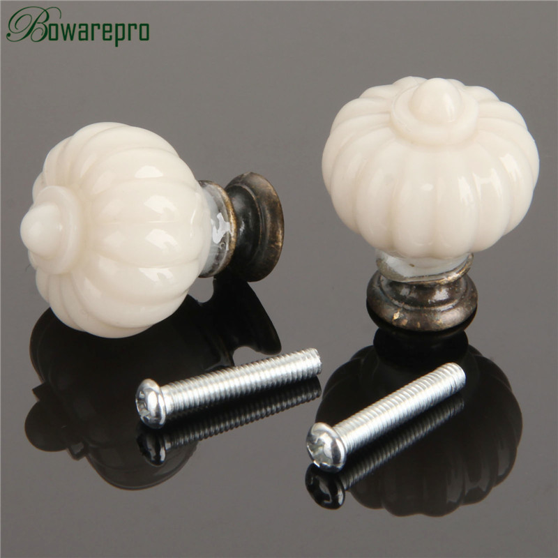 1Pc Acryl Elfenbein Weiß Kürbi – Furniture Hardware Feet Bewertung und Preis