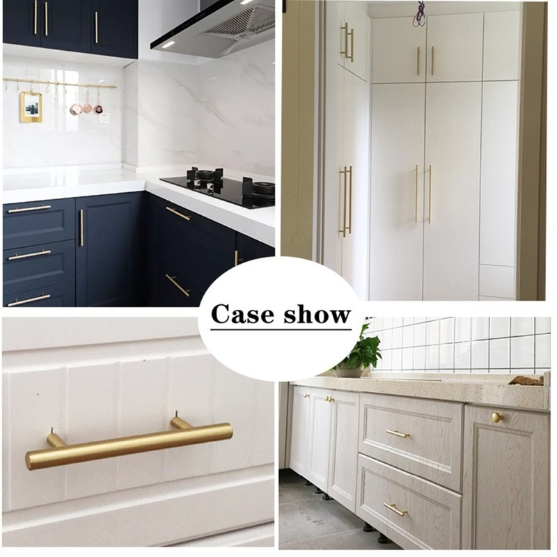 Moderne goldfarbene, gebürstet – Furniture Hardware Design Bewertung und Preis