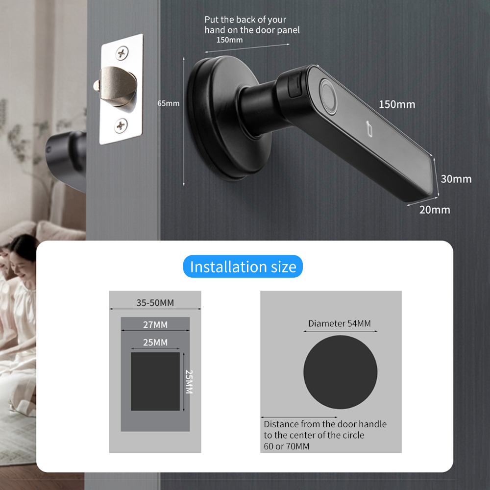Tuya SmartLife APP BLE Smart-F – Door Handle Bar Bewertung und Preis