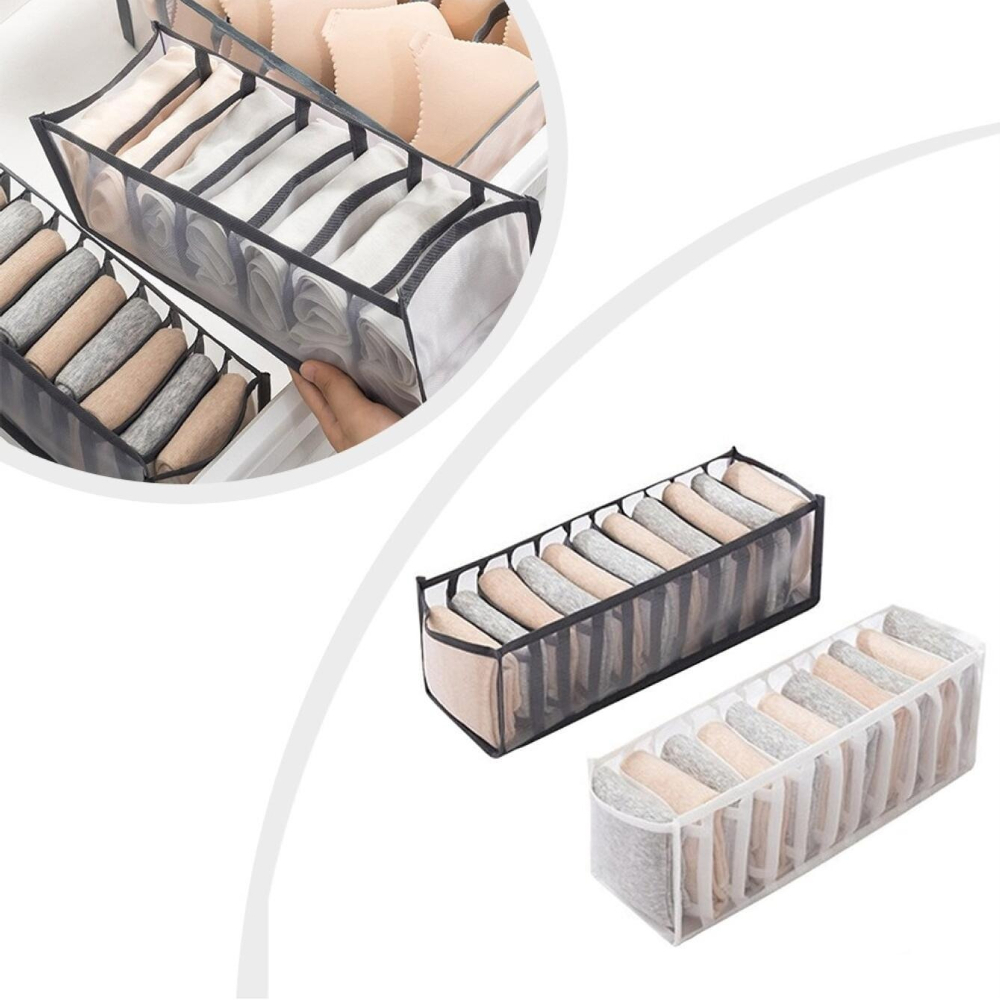 7-teiliger Unterwäsche-Organiz – Drawer Organizer Peg Bewertung und Preis