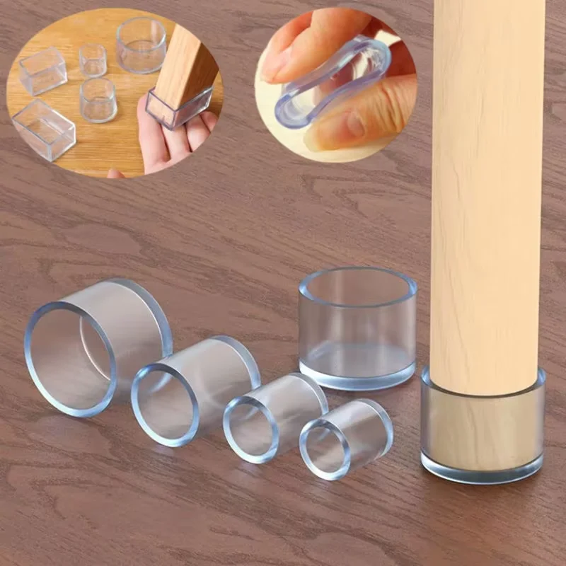 1-5 stücke Transparent PVC Tis – Furniture Hardware Feet Bewertung und Preis