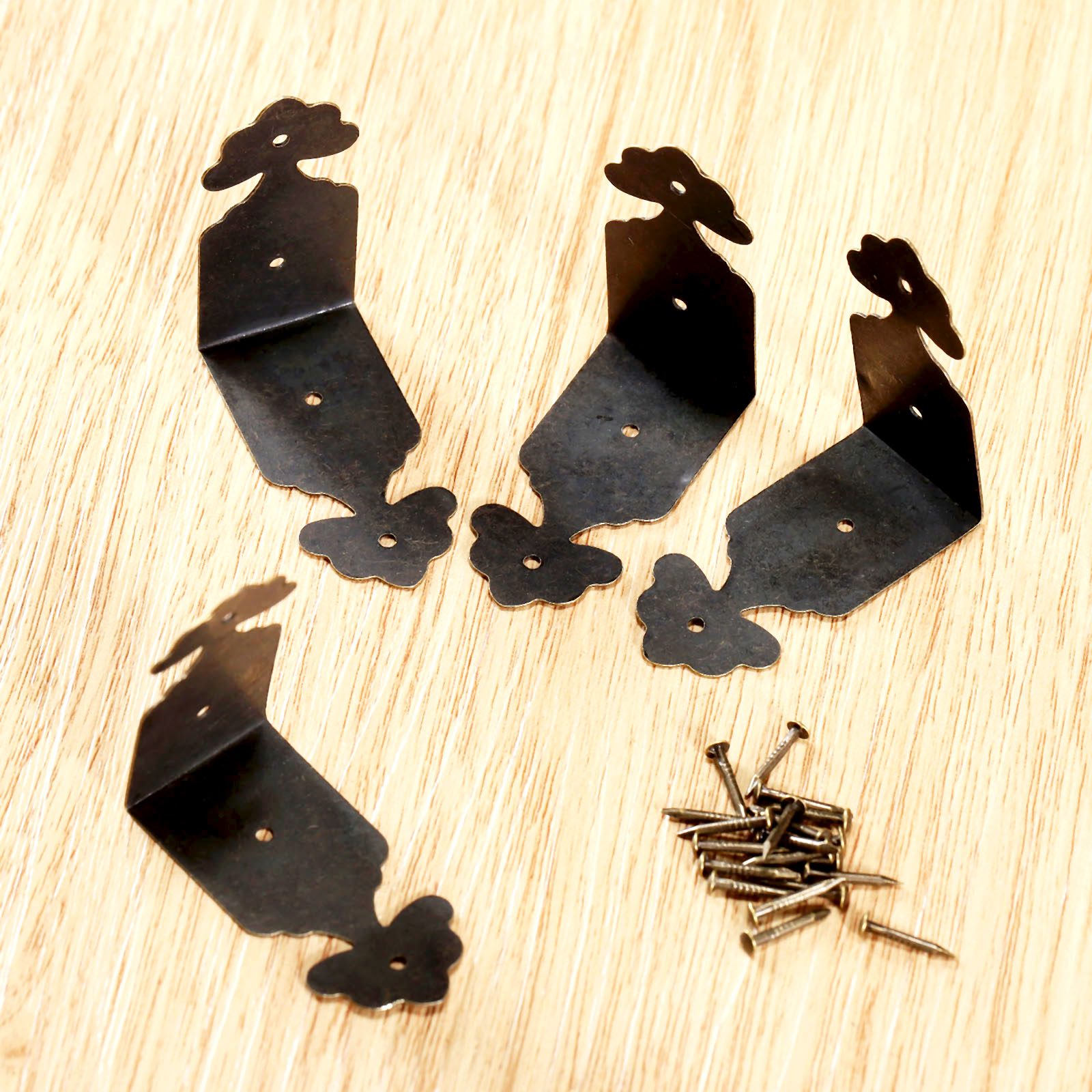 4 stücke Dekorative Ecke Prote – Furniture Hardware Feet Bewertung und Preis
