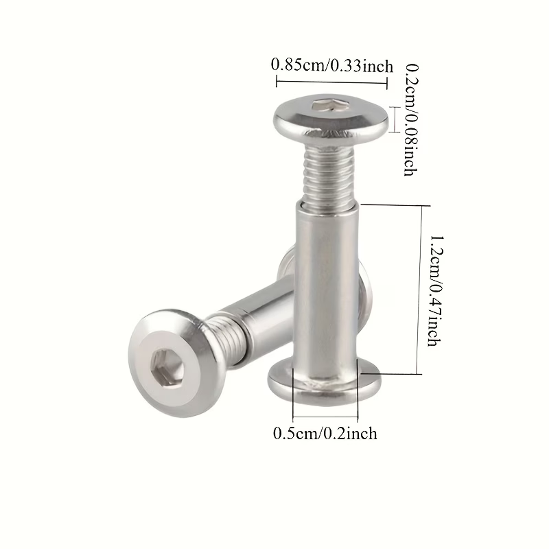 Set aus Sechskantmuttern und F – Furniture Hardware Screws Bewertung und Preis