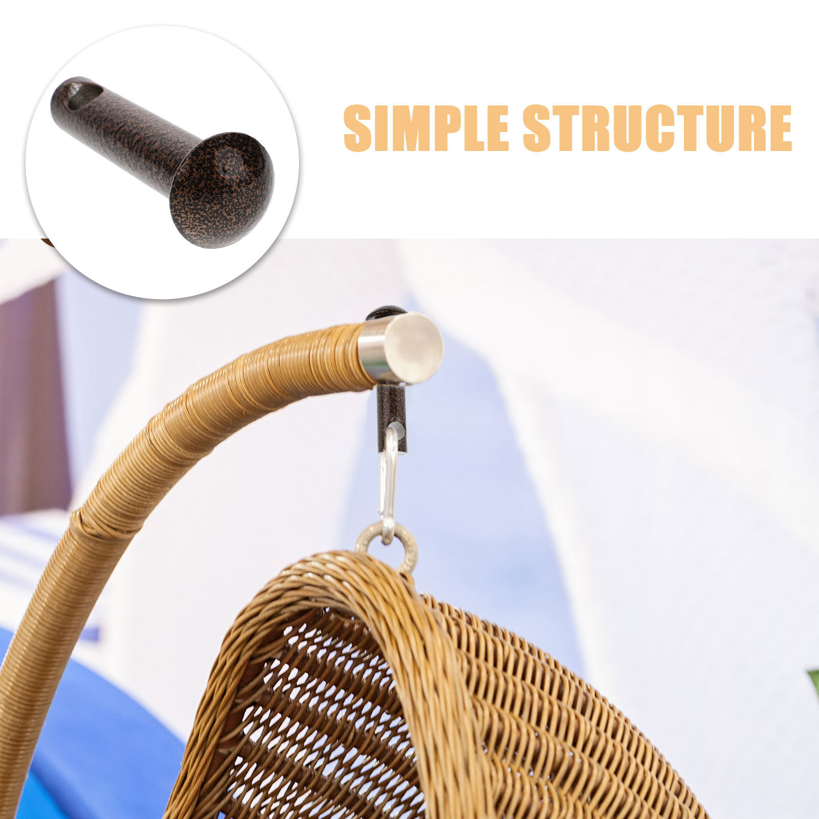 2er-Set Hängesessel-Hängebolze – Furniture Hardware Bewertung und Preis