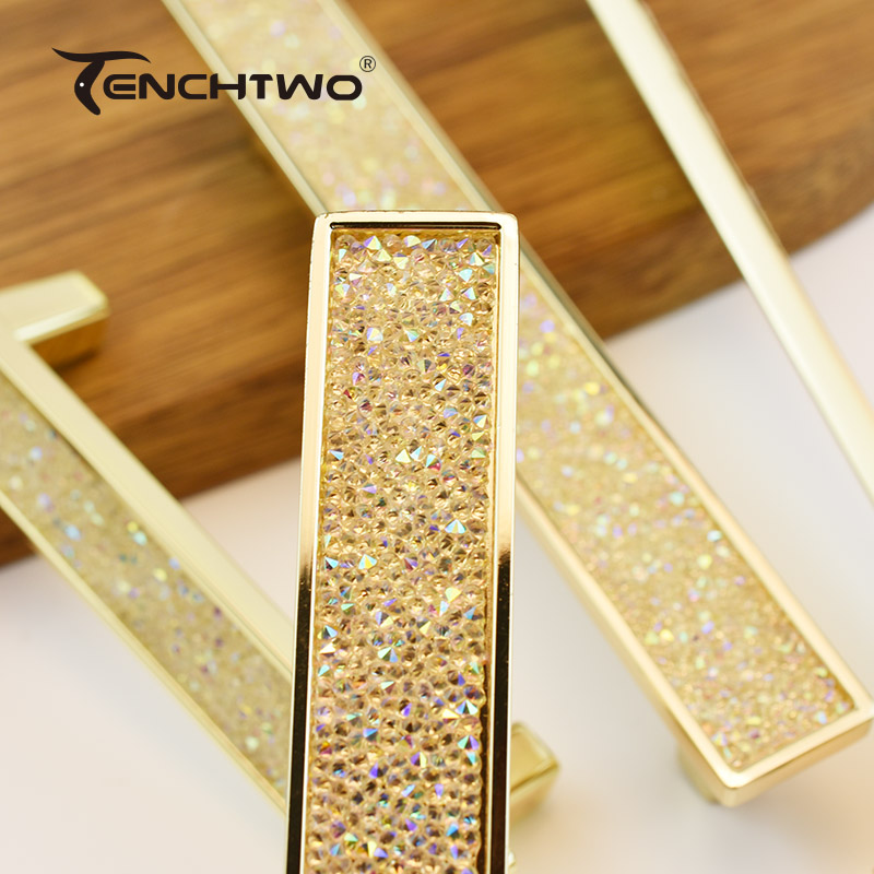 Gold Kristall Diamant Möbelgri – Furniture Hardware And Fittings Bewertung und Preis