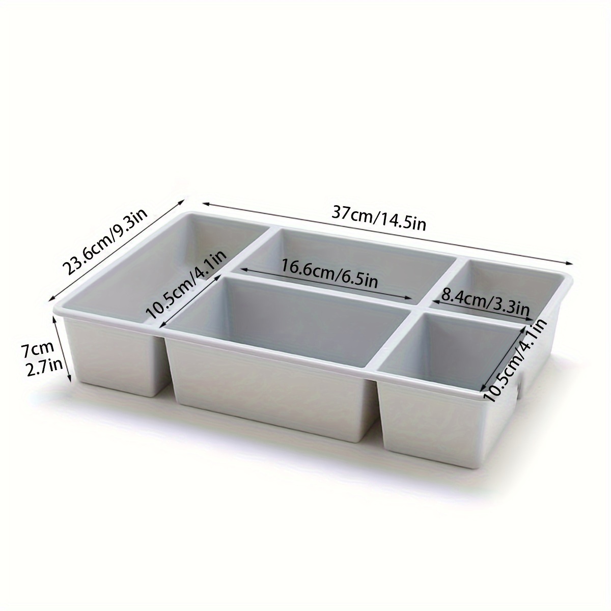 2 geteilte Aufbewahrungsbox, K – Drawer Organizer Peg Bewertung und Preis