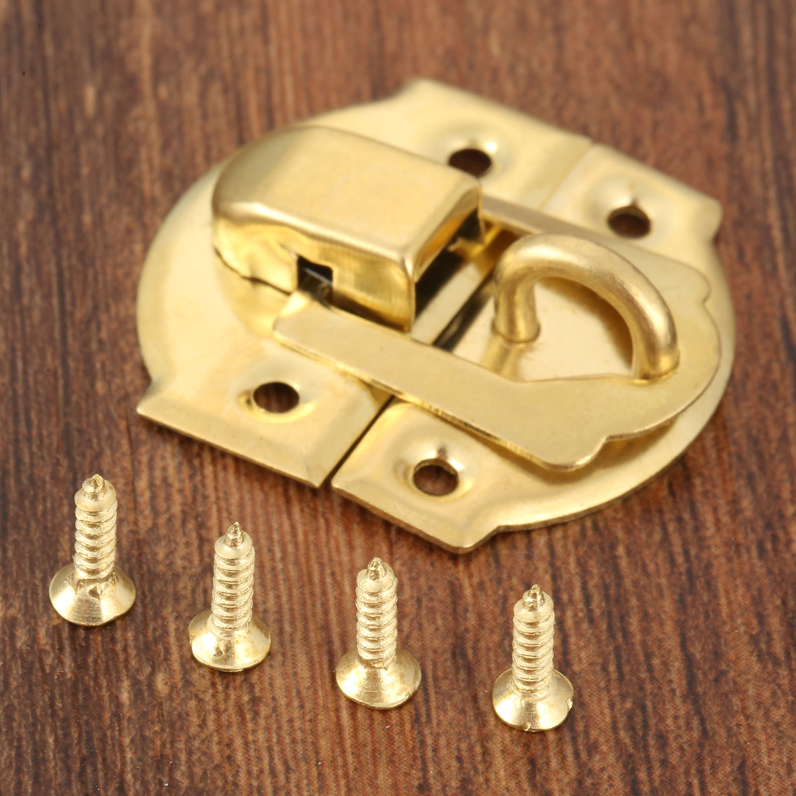 10 Stück goldene Box-Verriegel – Furniture Hardware Screws Bewertung und Preis