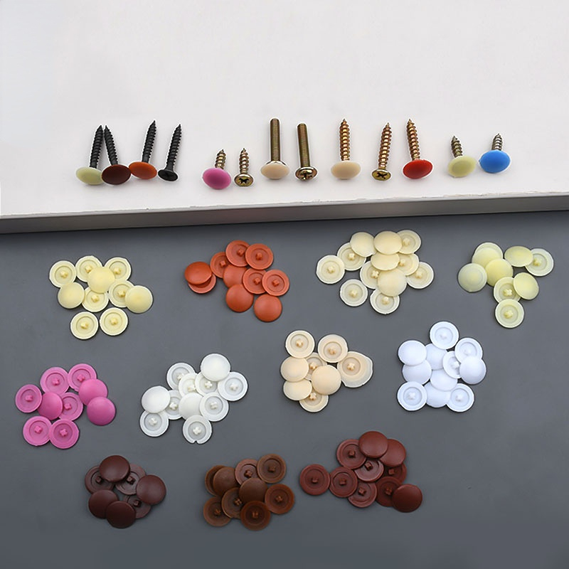 100/500/1000 Stück Kunststoff- – Furniture Hardware Screws Bewertung und Preis
