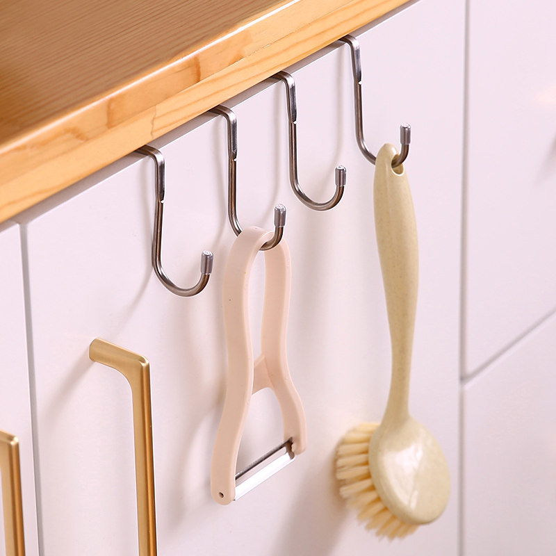 Edelstahl-Türhaken ohne Bohren – Drawer Organizer Peg Bewertung und Preis
