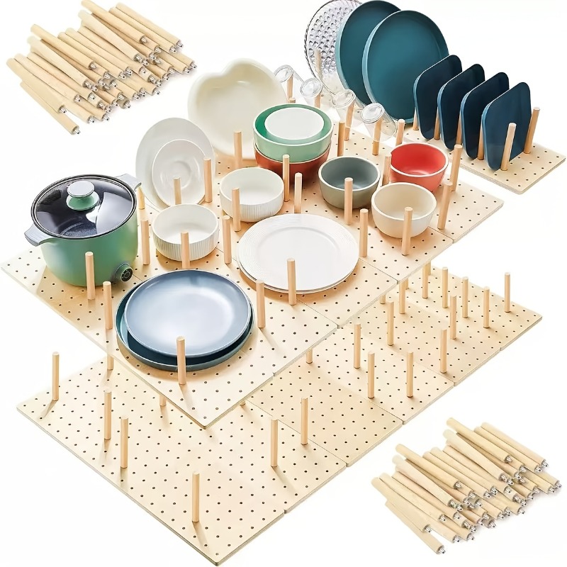 3er-Pack Holz-Stecktafel-Schub – Drawer Organizer Peg Bewertung und Preis