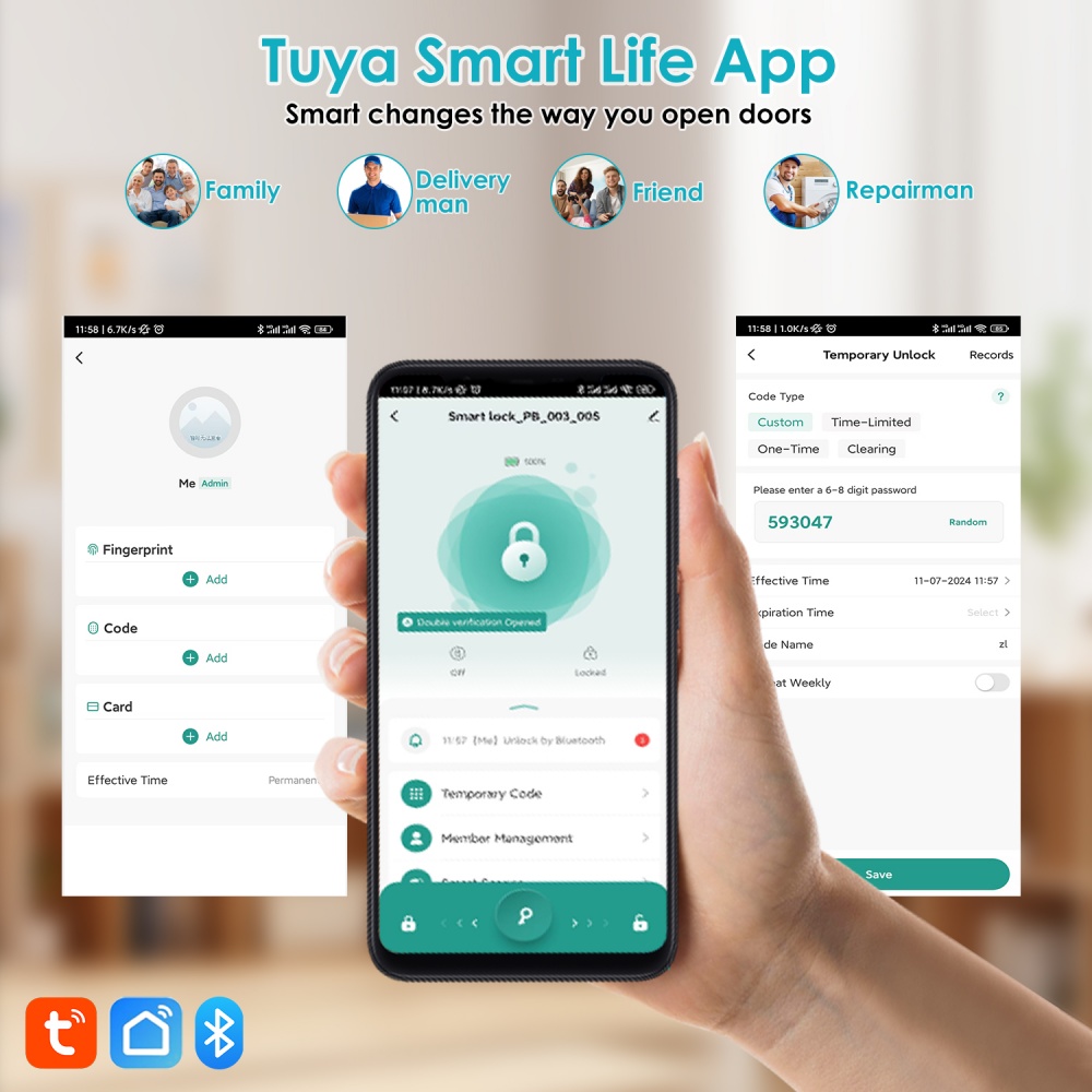 YFK Tuya 5-in-1 Smart-Türgriff – Door Handle Bar Bewertung und Preis