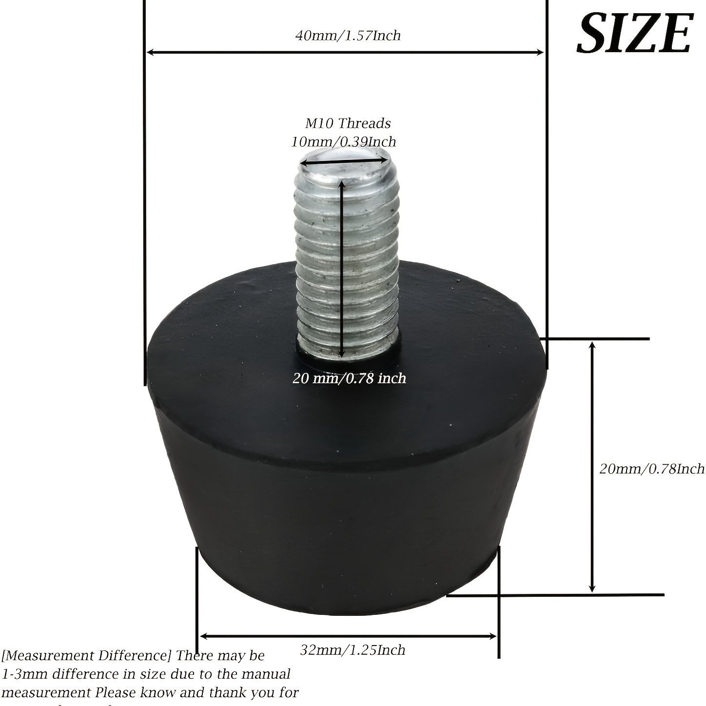 4 Stück verstellbare Gummifüße – Furniture Hardware Feet Bewertung und Preis