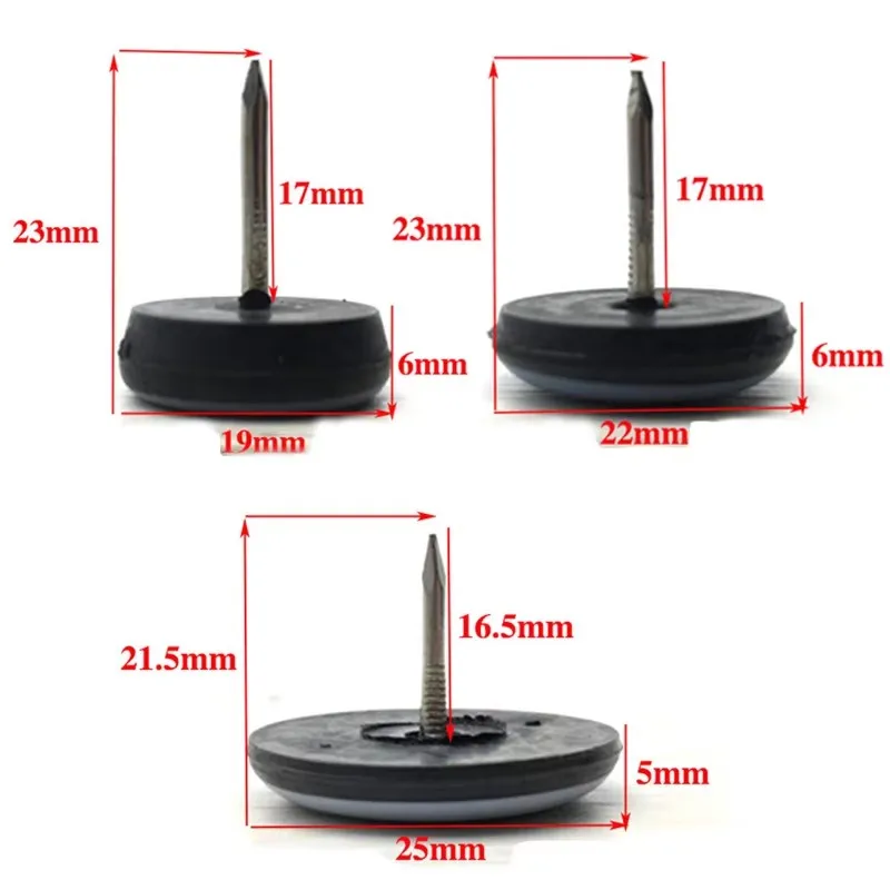 16/19/22/25/32/38 mm Tisch- un – Furniture Hardware Feet Bewertung und Preis